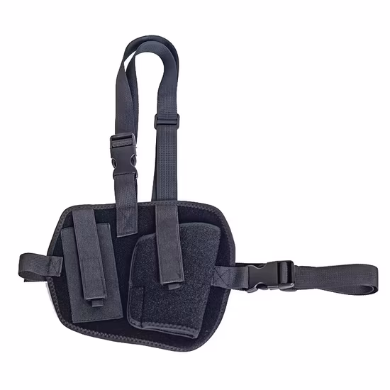 Black Concealed Carry Belly Band Breathable Waist Gun Holster for Pistol Revolver