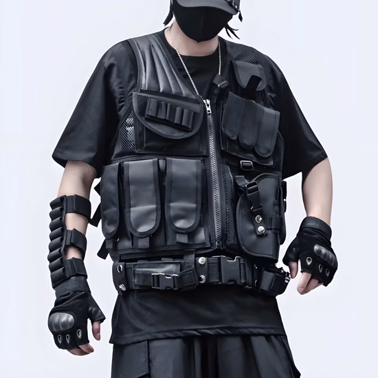 Nijiiia Level UHMWPE Full Body Military Bullet Proof Armor Vest Police Apparel