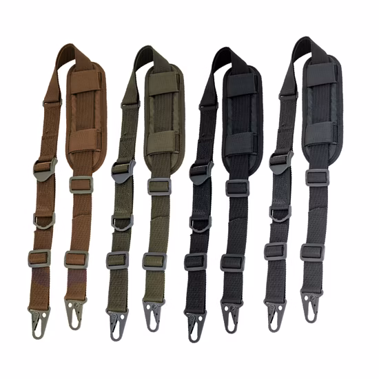 New Retractable Tactical Spring Rope Keychain Gun Sling