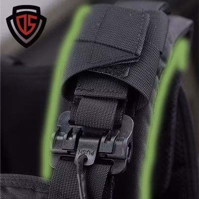 Double Safe Plate Carrier Air Soft Black Tactical Bulletproof Vest