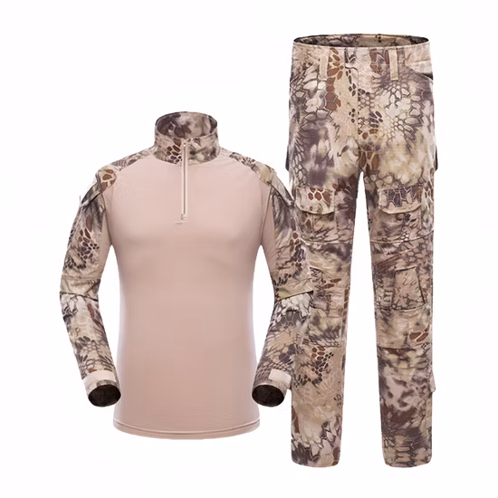 Wholesale Anti-Tear Ripstop Fabric Tactical Combat Uniform Training Clothes Camouflage Frog Suits