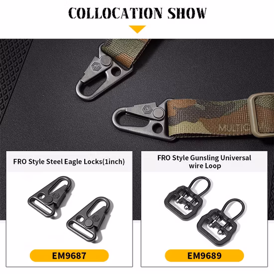 Military Quick Detach Combat Qd Nylon Webbing Tactical Hunting Gear Gun Sling