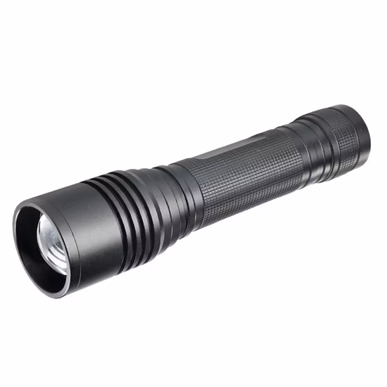 Brightenlux High Quality Ultra Endurance Dry Battery Metallic High Power Tactical Zoomable LED T Torch Light